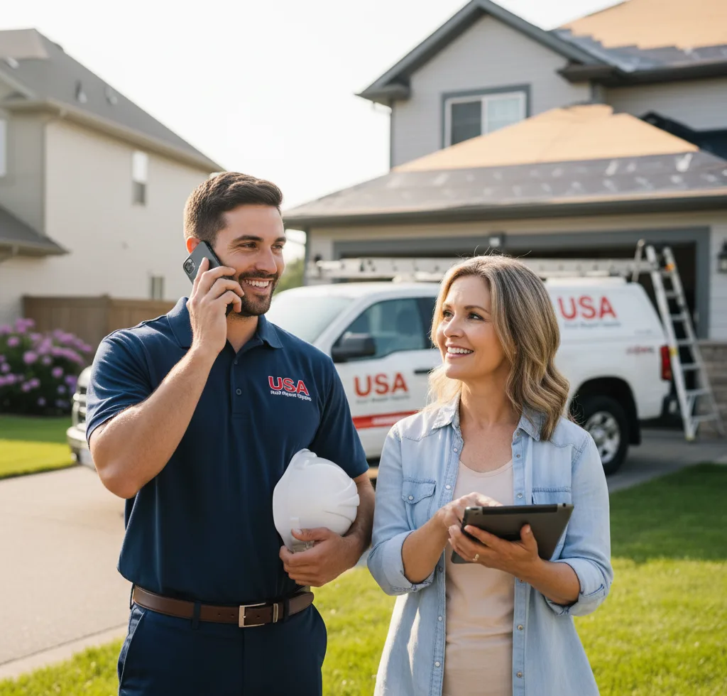USA Roof Repair Experts customer support in St. John
